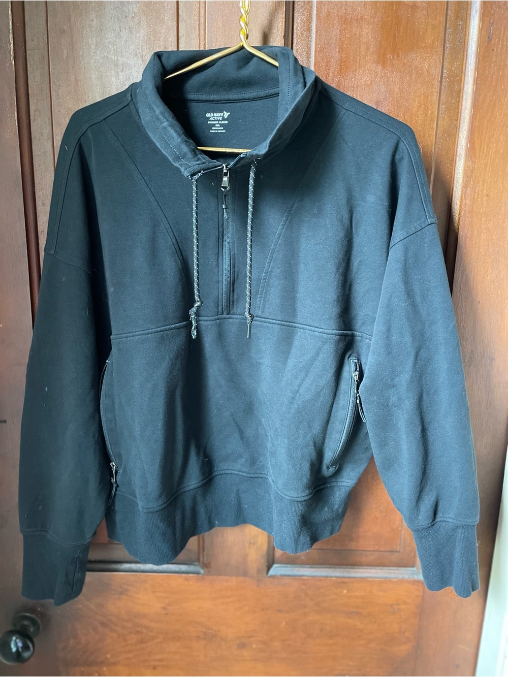 Old Navy women's XXL long sleeve black pullover sweatshirt